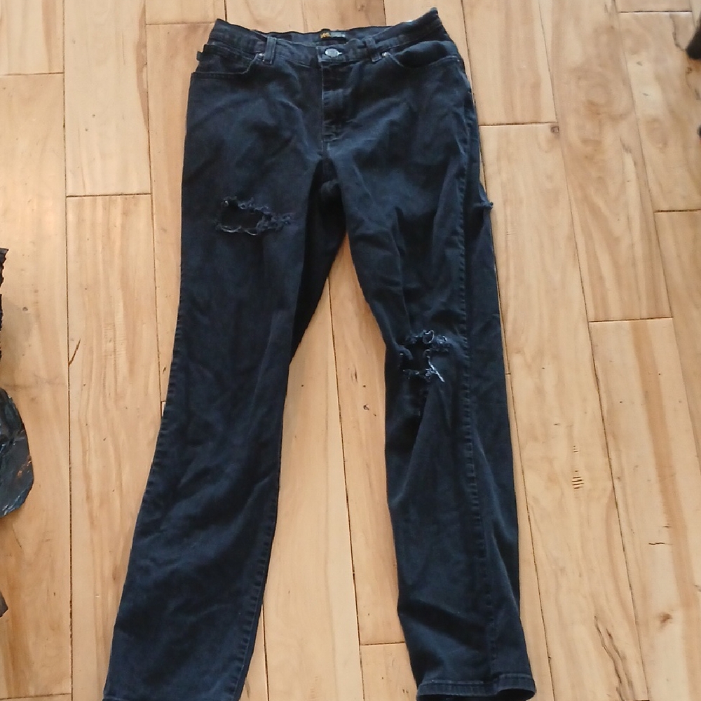 Lee Dark Gray Relaxed Fit Jeans